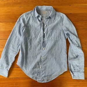 Lilly Pulitzer Striped Blue and White Top